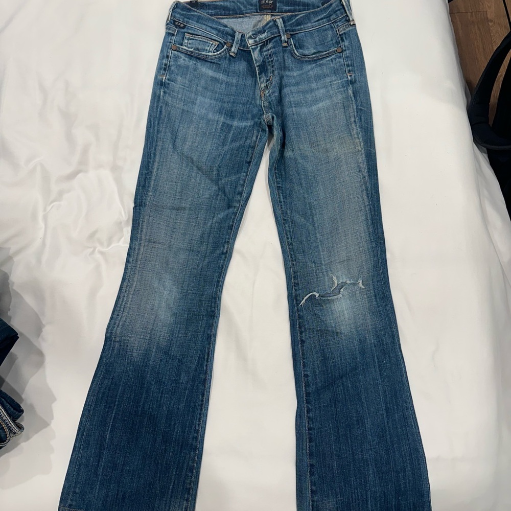 Citizens Of Humanity Light Blue Flare Jeans